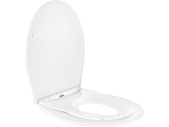 SEDILE WC UNIVERSALE 2IN1 SLIM IN DUROPLAST, CHIUSURA LENTA CON RIMOZIONE UN PULSANTE