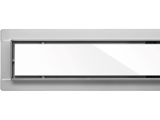 DRAIN LINÉAIRE EN VERRE BLANC WET&DRY 70 CM
