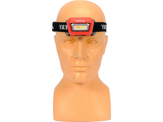 ČELOVÁ LAMPA PRE VÝBER FARBY CRI96+, 3 FARBY, LI-ION 3,7V 1500MAH, IP65, IK07