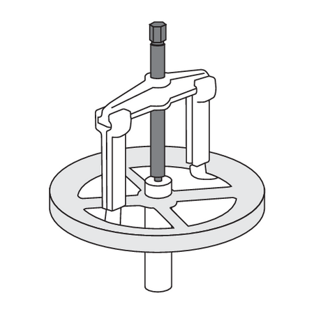 ESTRATTORE PER CUSCINETTI A DUE E TRE BRACCI 100-250 MM, 12 IN 1