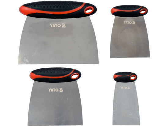 SPATULES À BASCULE EN ACIER INOXYDABLE, 4 PCS.