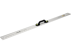 ALUMINIUM RULER 1000 MM WITH HOLDER AND 2 VIALS