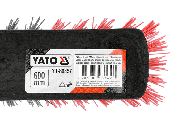 VASSOURA, ESCOVA DE RUA, DE JARDIM L-600MM