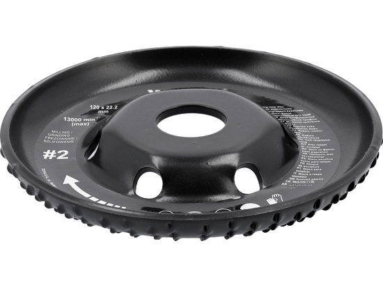 RASP, RADIAL CUTTER 120 NO.2 ΓΙΑ ΓΩΝΙΑΚΟ ΜΙΛΟ