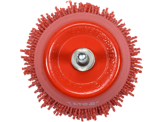 BROSSE DISQUE 75MM TIGE NYLON POUR PERCEUSE