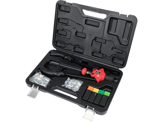 SET RIVETTATRICE MANUALE PER BLOCCHI RIVETTI M4-M8, 46 PZ.