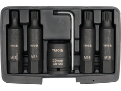 НАБІР БІТІВ ДЛЯ УДАРНИХ ВИКРУТОК SPLINE 3/4'' 6 Ч.