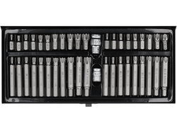 SCREWDRIVER BIT SET RIBE, TORX SECURITY 42 PCS