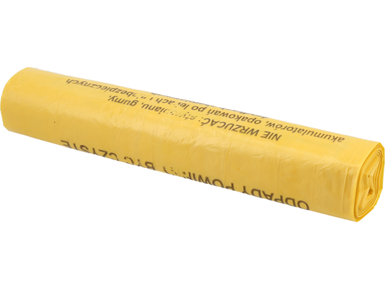 SACCHETTO RIFIUTI IN PLASTICA 60L 15PZ 30ꙠM