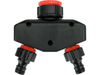 RACCORD DE ROBINET AVEC 2 SORTIES 3/4"-1"