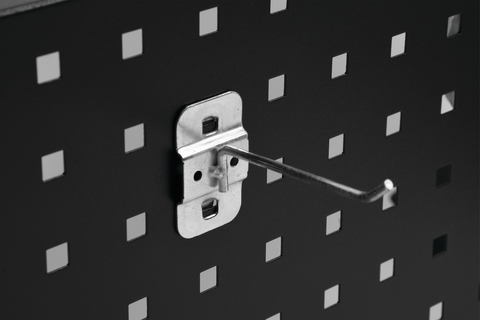 КУКИ ЗА СТЕНА/ПЕРФОРИРАН ПАНЕЛ YT-08936, КОМПЛЕКТ 5 БР.