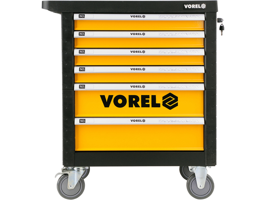 6 DRAWERS ROLLER CABINET WITH TOOL INSERT / 177PCS