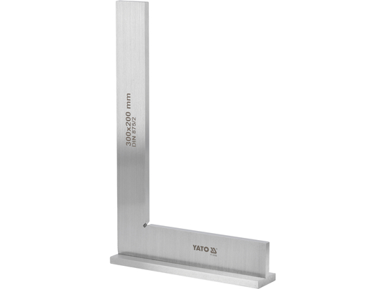 KĄTOWNIK ŚLUSARSKI ZE STOPKĄ 300X200 MM KL II