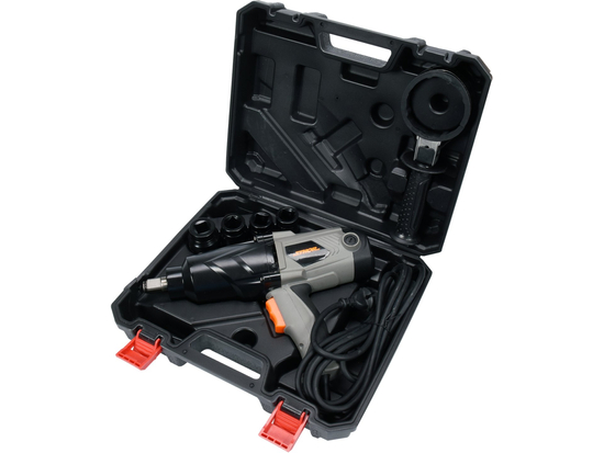 LLAVE DE IMPACTO ELÉCTRICA 3/4'', 800 NM, 1100 W, CON JUEGO DE VASOS