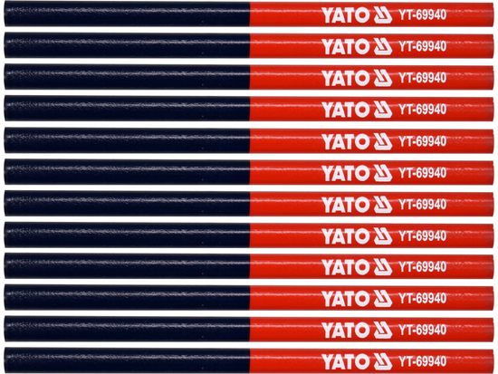 LÁPIZ TÉCNICO ROJO Y AZUL OPK 12 UDS