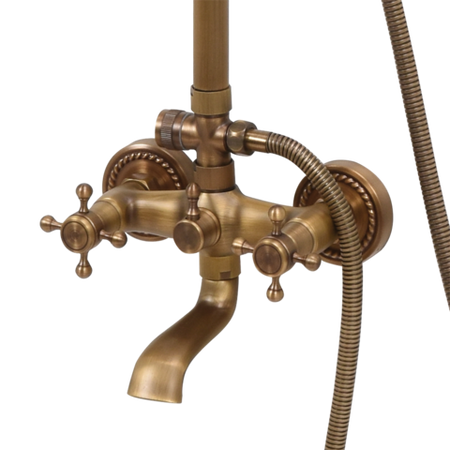 COLUMNA DE DUCHA RETRO BRONCE 1