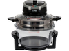 HALOGEN OVEN 17L BLACK WITH 9 ACCESSORIES
