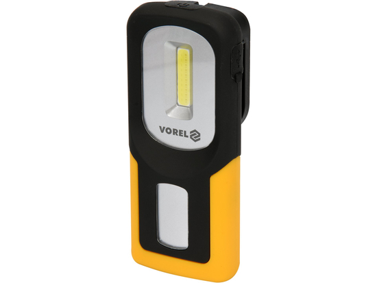 ROTĒJOŠA ROKAS LAMPA COB LED 3W UZLĀDĒJAMA