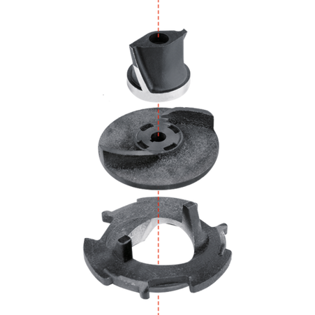 POMPE À EAUX USÉES AVEC BROYEUR (SYSTÈME DE COUPE) 750W