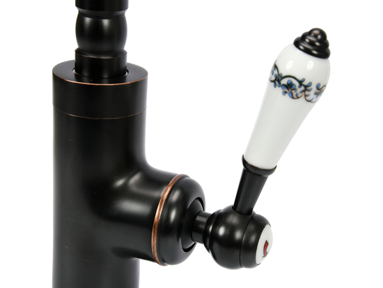 SINGLE-LEVER SINK MIXER 'RETRO BLACK 2'