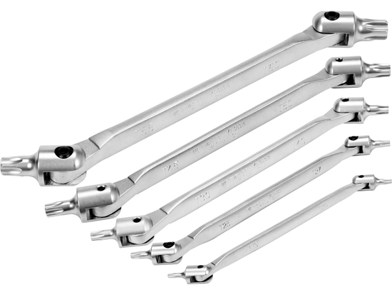 КОМПЛЕКТ КЛЮЧОВЕ TORX СЪС СЪЕДИНЕНИЕ 5 БР.