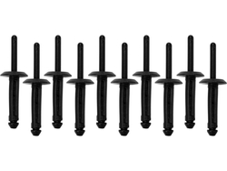 PLASTIC BLIND RIVETS 6.6*17.2MM 10PCS