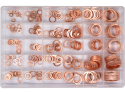 300 PCS COPPER SEALING RINGS ASSORTMENT ( SOFT TYPE)