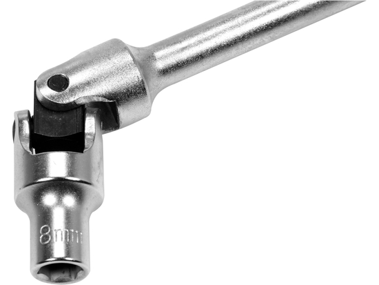 LLAVE DE VASO CON ARTICULACION EN T 8MM