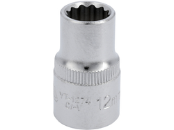 ZÁSUVKA DVANÁSŤSTRANNÁ 1/2'' 12 MM