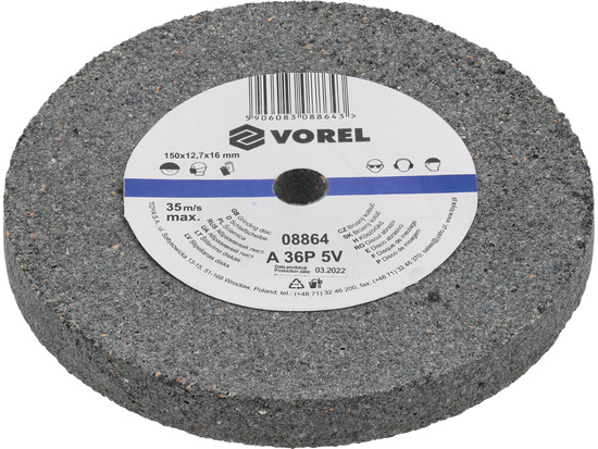 DISCO PARA AMOLADORA DE MESA 150X12,7X17 MM - GRUESO