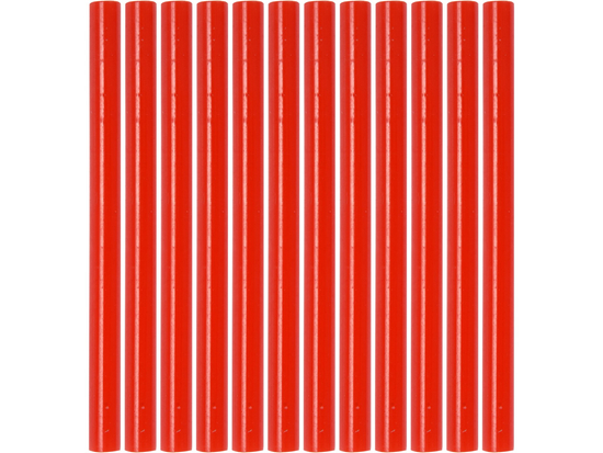 KLEJ TERMOTOPLIWY UNIWERSALNY 7,2X100MM 12SZT CZERWONY