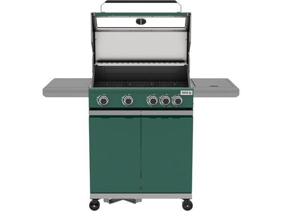 PARRILLA DE GAS ITAMI 4+1, 14,5KW, VERDE