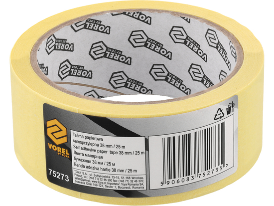 FITA DE PAPEL AUTOADESIVA 38/25M