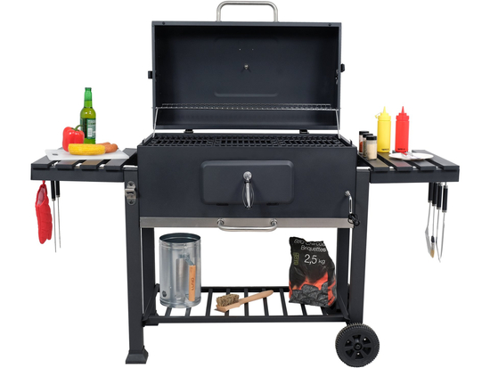 CHARCOAL GRILL XXL CAST IRON 78X42.5CM
