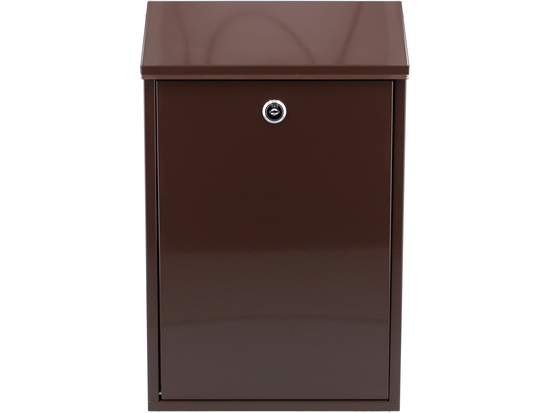 SKRZYNKA NA LISTY 400X250X100MM - BRĄZOWA