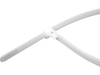 BANDES EN PLASTIQUE, OUVERTES, 7,6X200MM, 50 PCS. BLANC