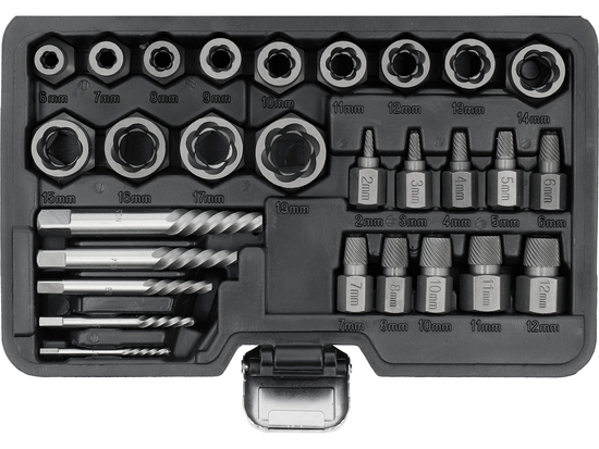 KIT UNIVERSAL DE EXTRAÇÃO DE PARAFUSOS