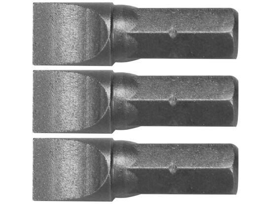 PUNTAS 1/4''X25 MM, 8MM 3 UNIDADES