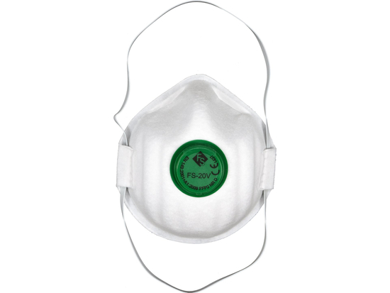 DISPOSABLE DUST MASKS FFP2/KZ 3PCS/VALVE