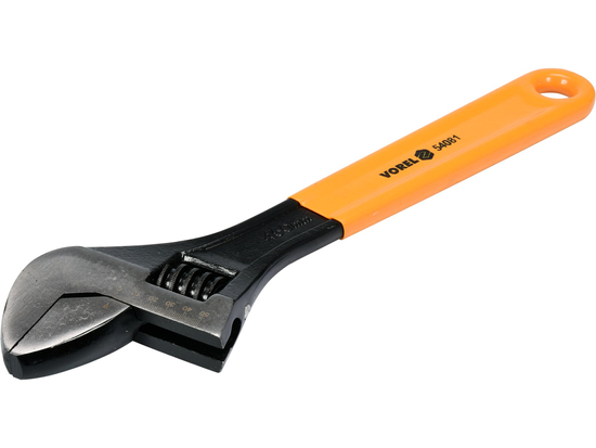 CHIAVE REGOLABILE MANICO RIVESTITO IN GOMMA 450MM