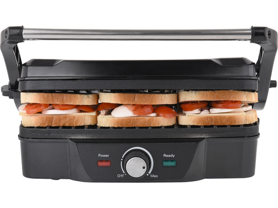 GRILL ELÉCTRICO 1600W, 28 X 17CM, AJUSTE DE TEMPERATURA