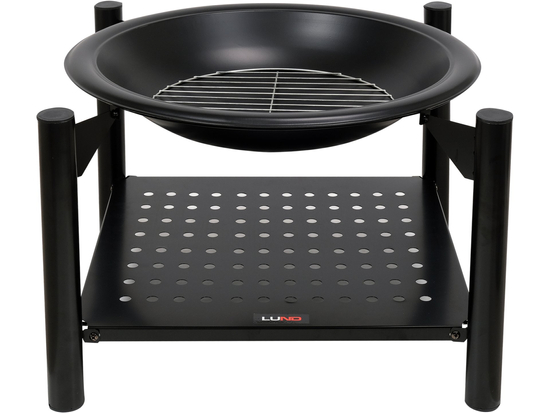 HORNO DE ACERO CON QUEMADURA DE LEÑA 58 X 58 CM X 55 CM