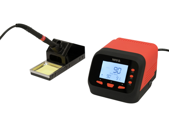 STACJA LUTOWNICZA NA GROT T12 Z WYŚWIETLACZEM LCD Z FUNKCJĄ AUTOSLEEP O MOCY 75W