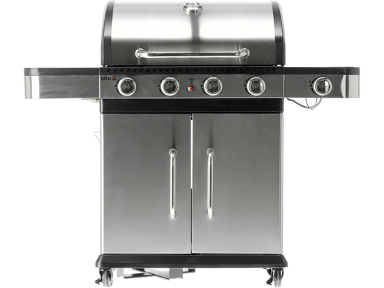 GRIL À GAZ ZUSHI 4+1, ACIER INOXYDABLE 14,2KW