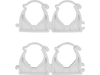 SELF-LOCKING PIPE CLIPS 22MM 4PCS