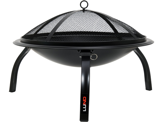 STEEL FIRE PIT WITH FOLDING LEGS 56*39CM