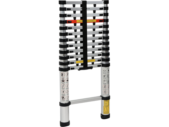 ESCALERA TELESCÓPICA ALU 3,8M 13 PELDAÑOS