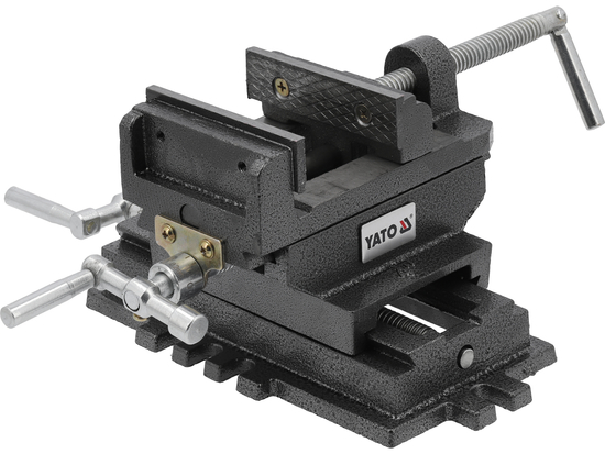 ÉTAU DE MACHINE, TÊTE CROISÉE 100 MM