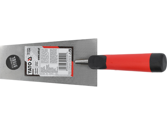 TROOWER COLLÉ TRAPÉZOÏDAL INOX 165X80X55 MM