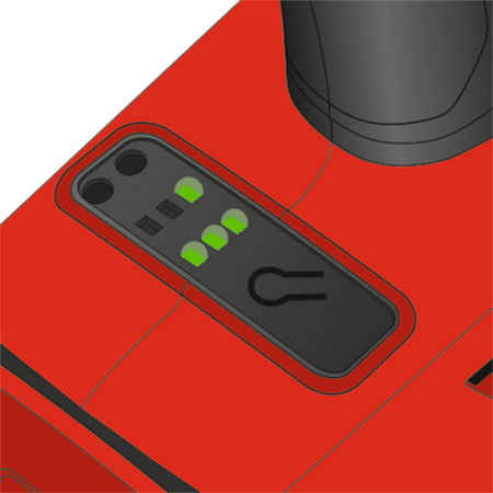 IMPACT SCREWDRIVER 18V, 1/2'', 250 NM - BATTERY 3 AH